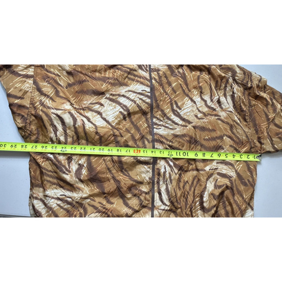 Vintage Women’s KAKTUS Jacket 3X Animal Print Tiger Big Cat Windbreaker 1980s - Picture 7 of 9